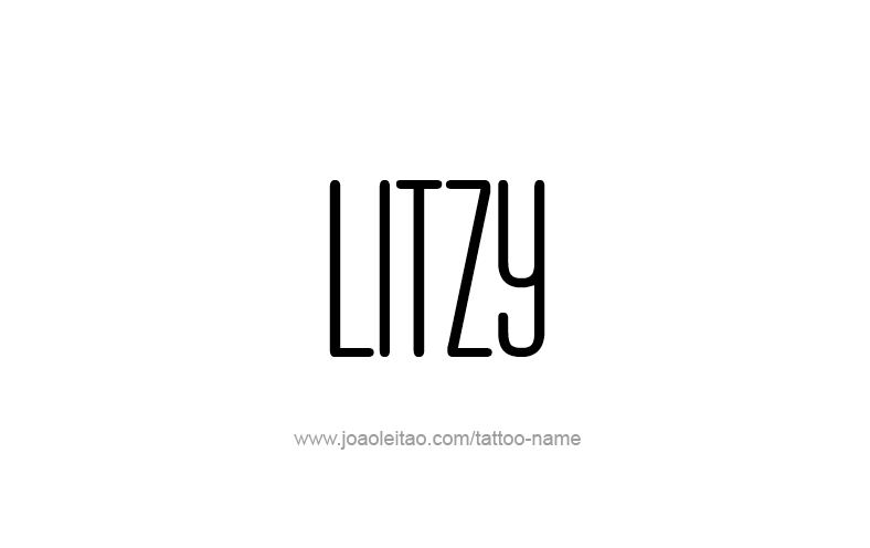 Tattoo Design Name Litzy   