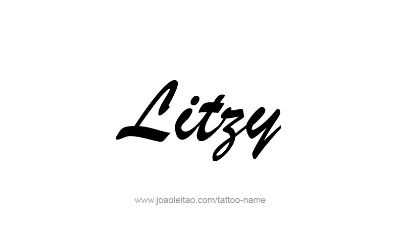 Tattoo Design Name Litzy   