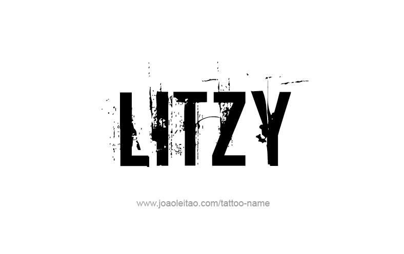 Tattoo Design Name Litzy   