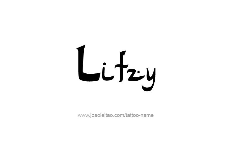 Tattoo Design Name Litzy   