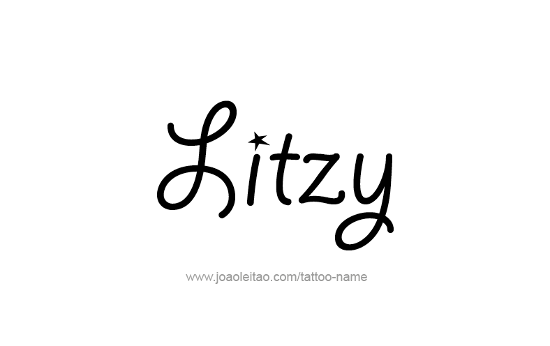 Tattoo Design Name Litzy   