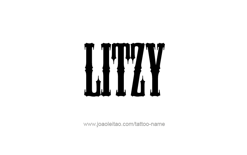 Tattoo Design Name Litzy   