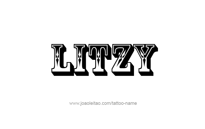 Tattoo Design Name Litzy   