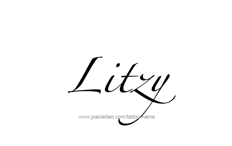 Tattoo Design Name Litzy   