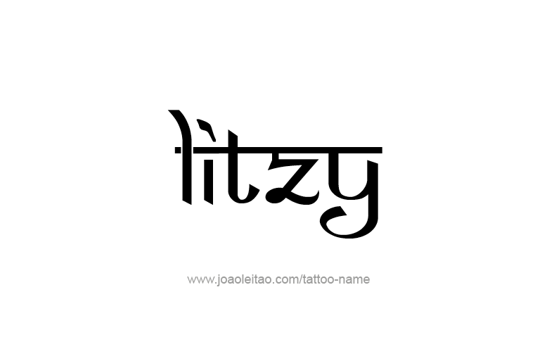 Tattoo Design Name Litzy   