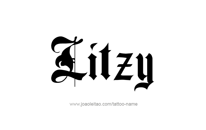 Tattoo Design Name Litzy   