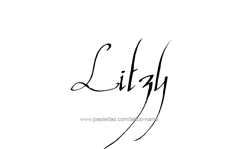Tattoo Design Name Litzy   