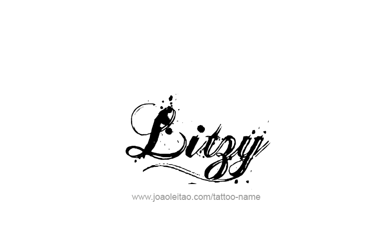 Tattoo Design Name Litzy   