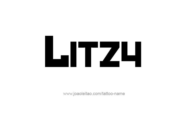 Tattoo Design Name Litzy   