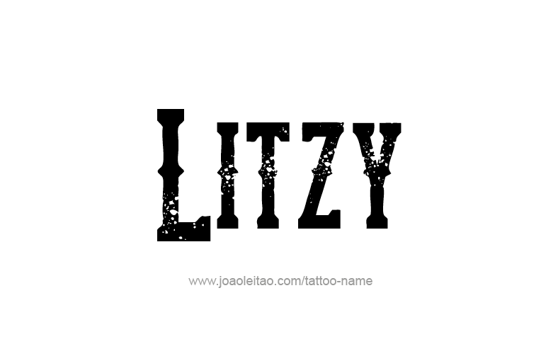 Tattoo Design Name Litzy   