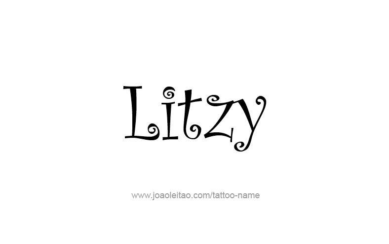 Tattoo Design Name Litzy   