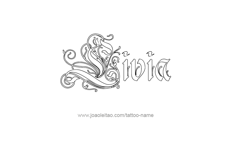 Tattoo Design Name Livia   