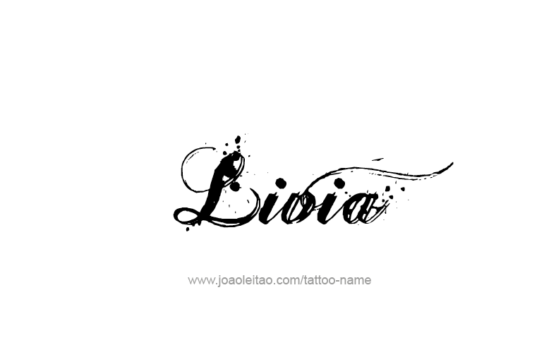 Tattoo Design Name Livia   