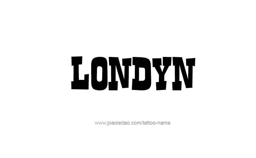 Tattoo Design Name Londyn   