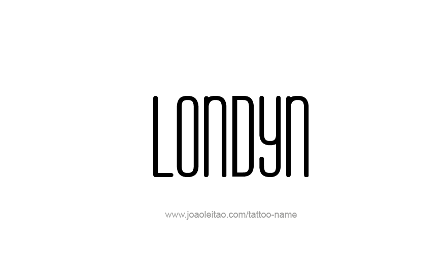 Tattoo Design Name Londyn   