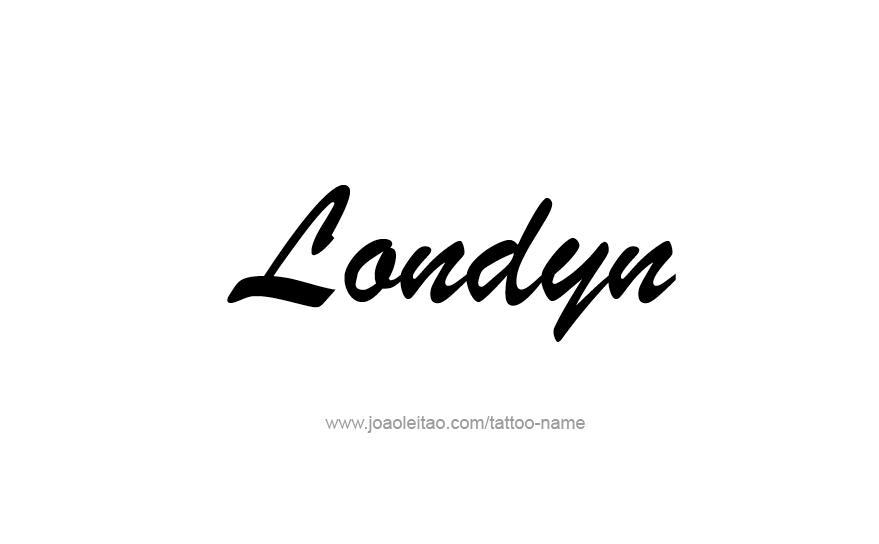 Tattoo Design Name Londyn   