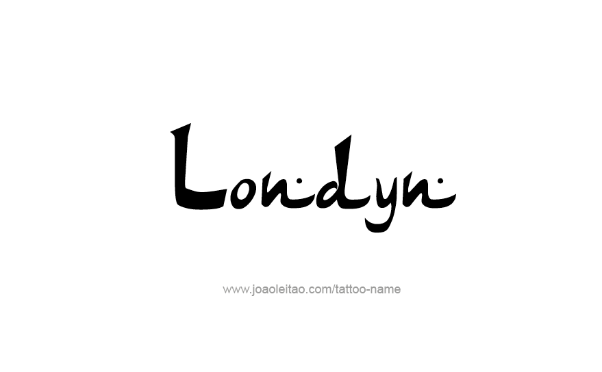 Tattoo Design Name Londyn   