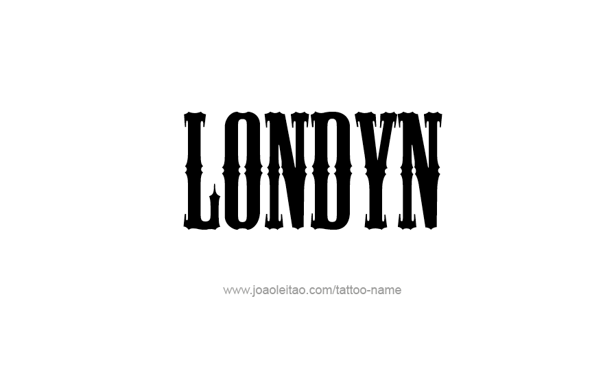 Tattoo Design Name Londyn   