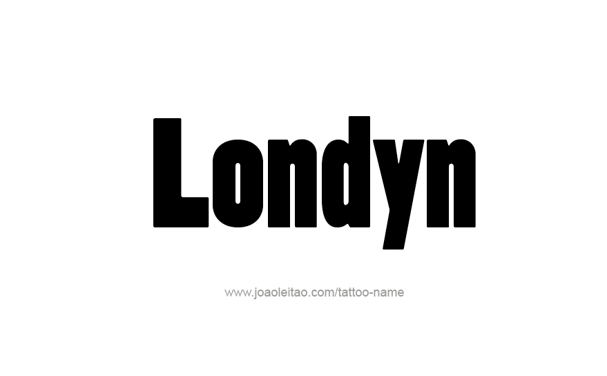 Tattoo Design Name Londyn   