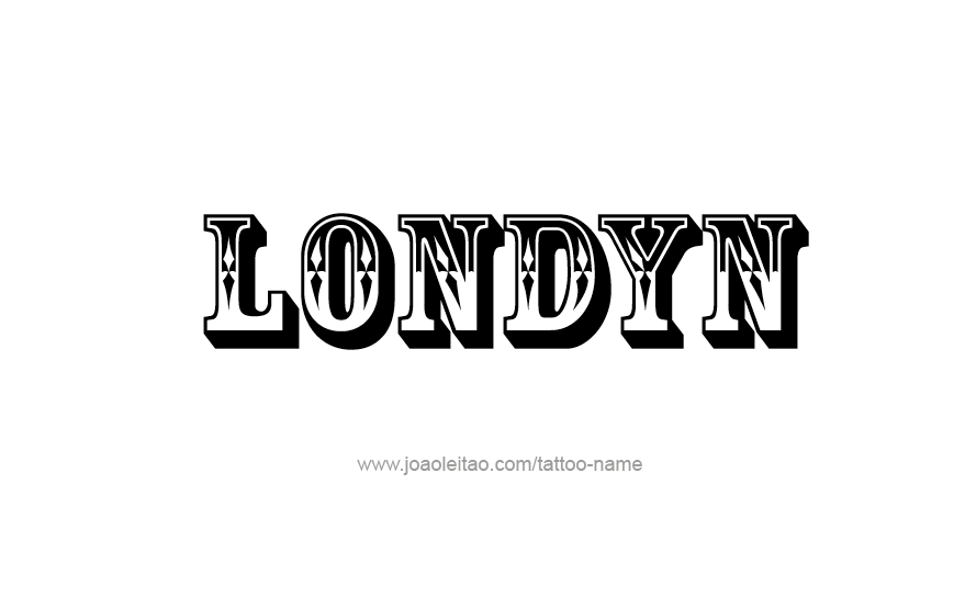 Tattoo Design Name Londyn   