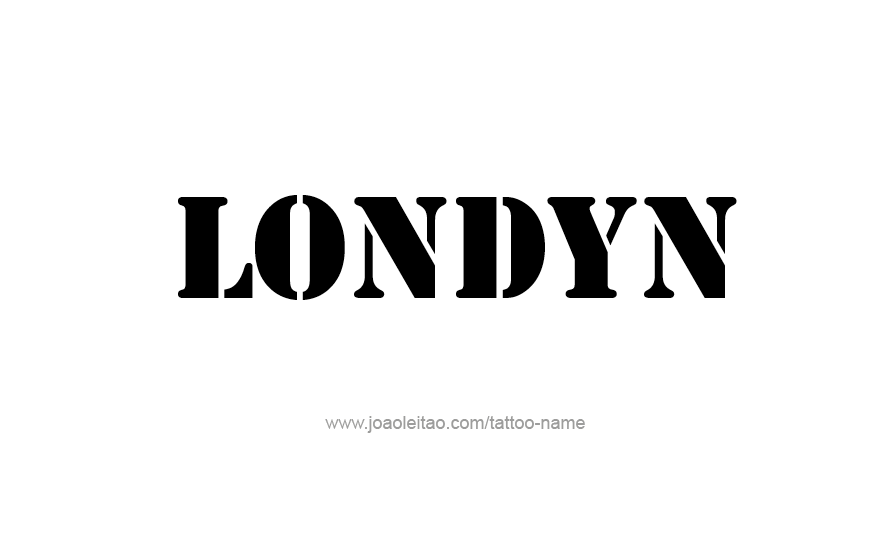 Tattoo Design Name Londyn   