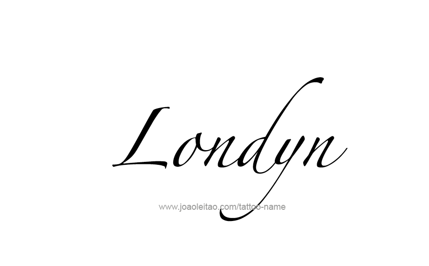 Tattoo Design Name Londyn   