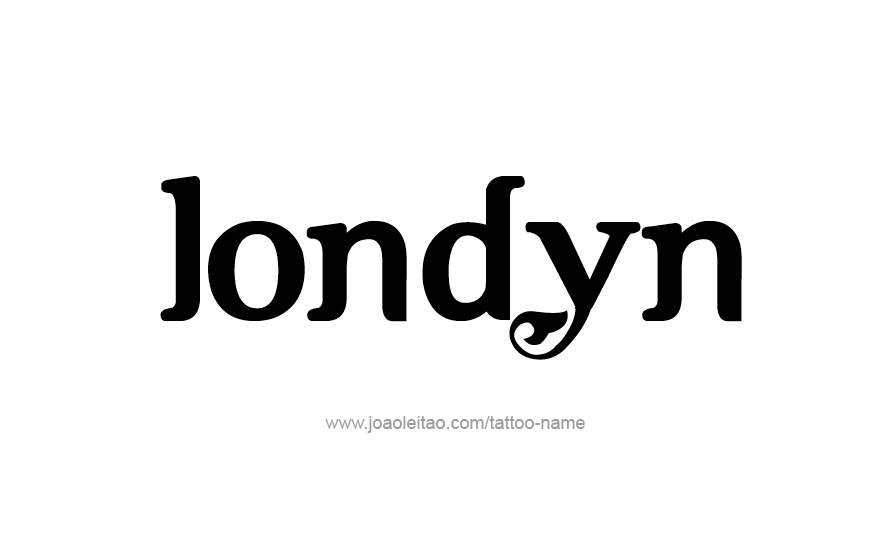 Tattoo Design Name Londyn   