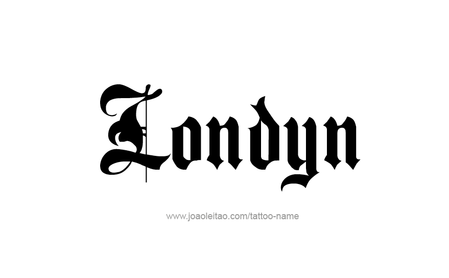 Tattoo Design Name Londyn   