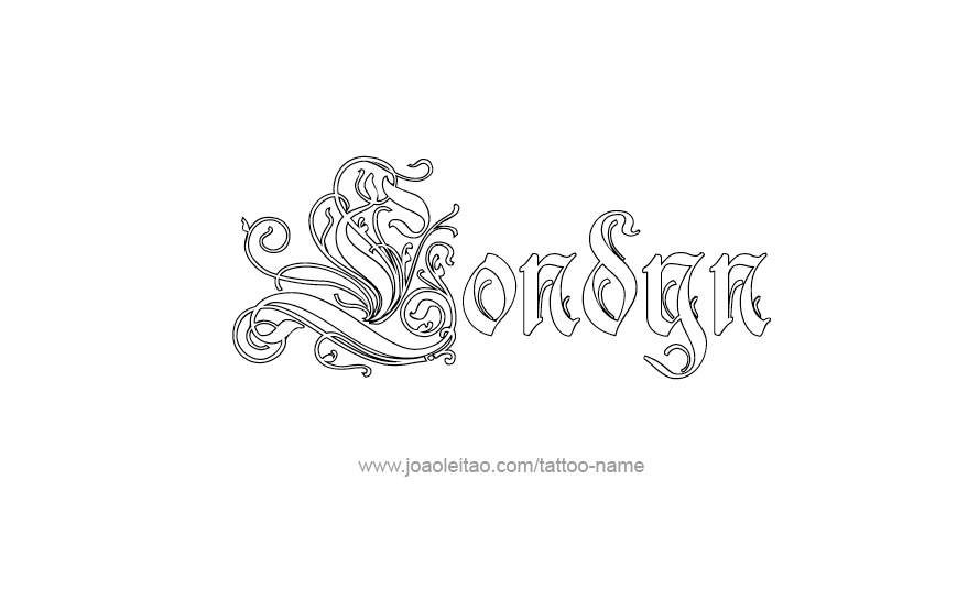 Tattoo Design Name Londyn   