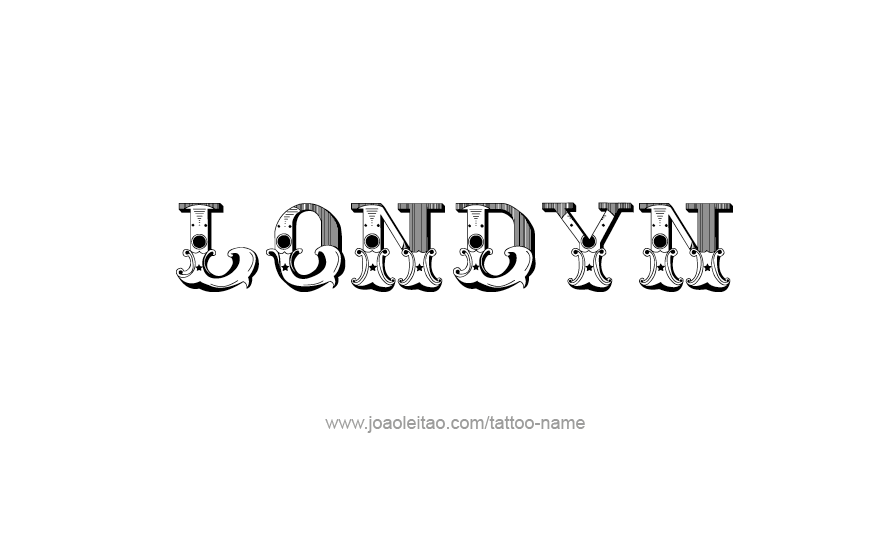 Tattoo Design Name Londyn   