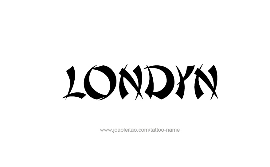 Tattoo Design Name Londyn