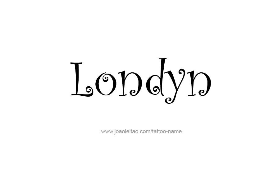 Tattoo Design Name Londyn   
