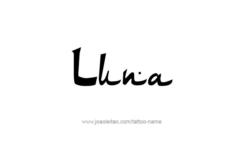 Tattoo Design Name Luna   