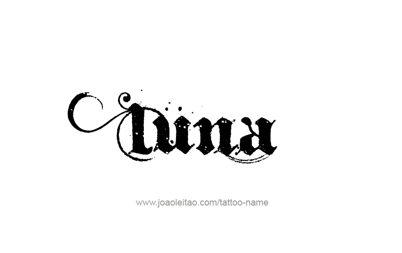 Tattoo Design Name Luna   