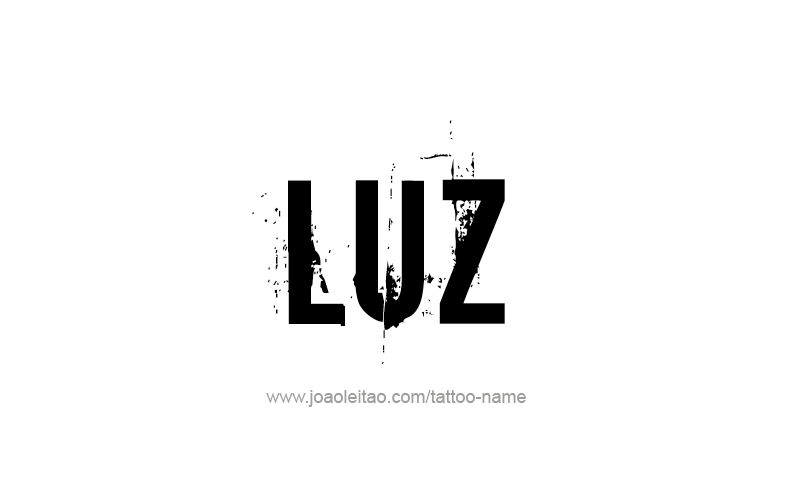 Tattoo Design Name Luz   