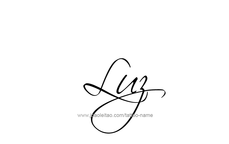 Tattoo Design Name Luz   