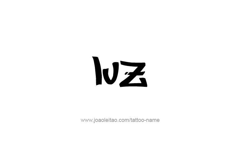 Tattoo Design Name Luz   