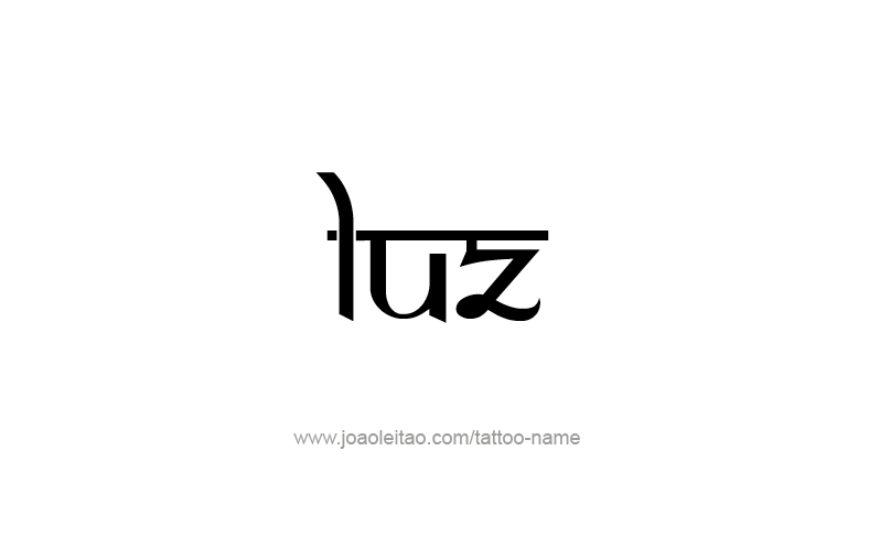 Tattoo Design Name Luz   