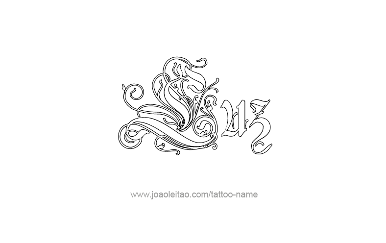 Tattoo Design Name Luz   