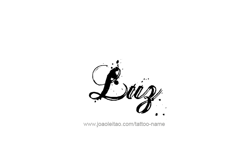 Tattoo Design Name Luz   