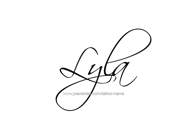 Tattoo Design Name Lyla   