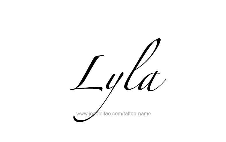 Tattoo Design Name Lyla   