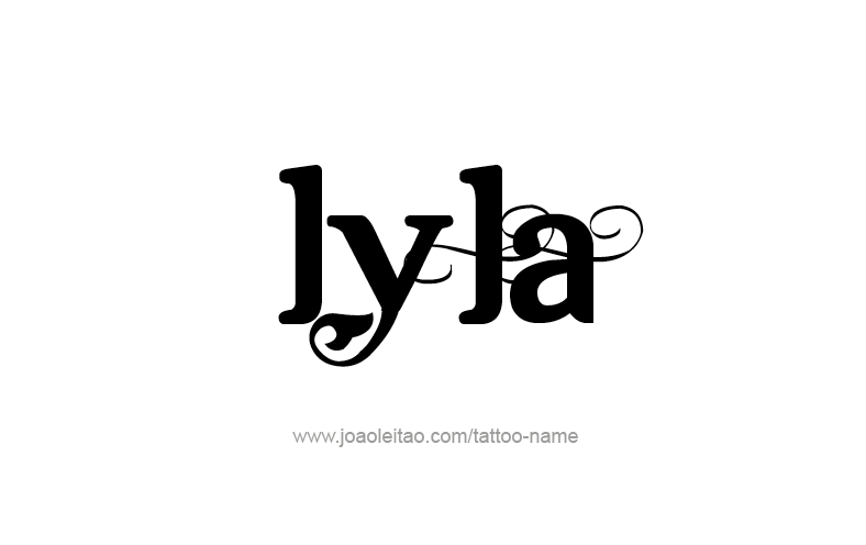 Tattoo Design Name Lyla   