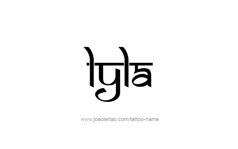 Tattoo Design Name Lyla   