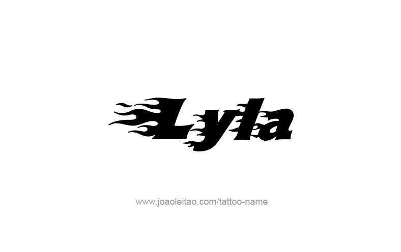 Tattoo Design Name Lyla   