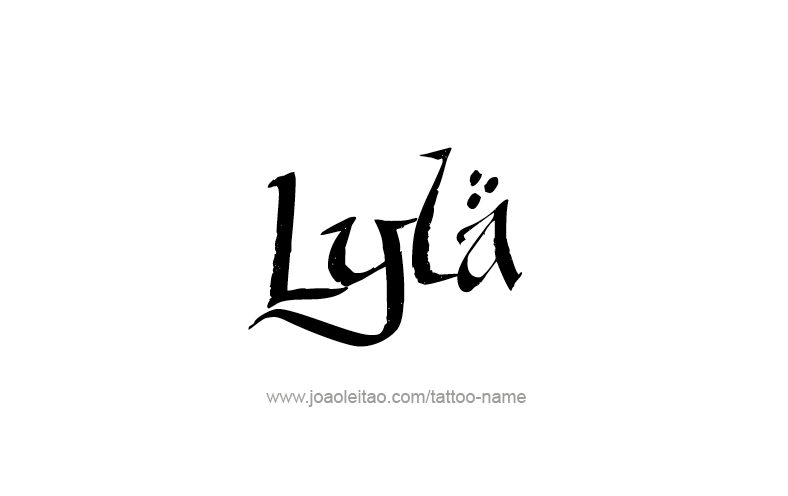 Tattoo Design Name Lyla   