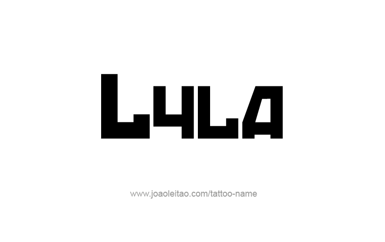 Tattoo Design Name Lyla   
