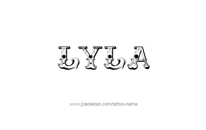 Tattoo Design Name Lyla   