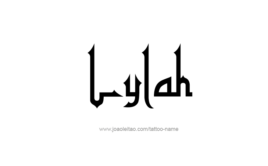 Tattoo Design Name Lylah   