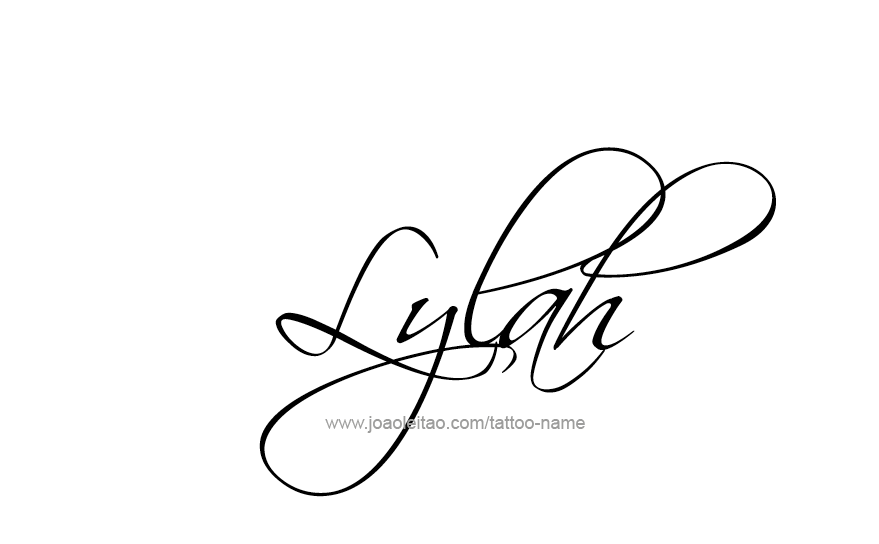 Tattoo Design Name Lylah   